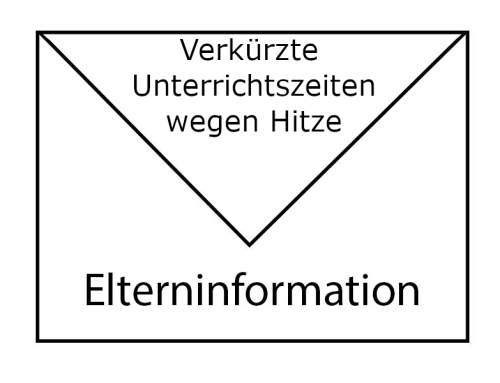 Verkürzte Unterrichtszeiten wegen Hitze